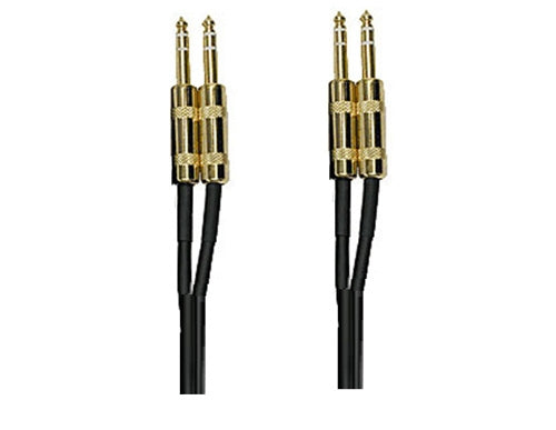 Hosa CSS-403G Gold Plated Dual TRS 1/4
