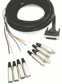 Hosa DMP-235 AES/EBU Breakout Snake 16.5 ft.