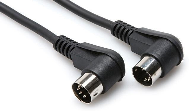 Hosa MDR-110 Rt Angle MIDI Cable 10 ft.