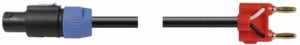 Hosa SKT-215BN Speakon to Banana, 12 AWG x 2 15 ft.