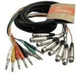 Hosa PXF-803 8-Ch Snakes XLR (F) to TS 1/4