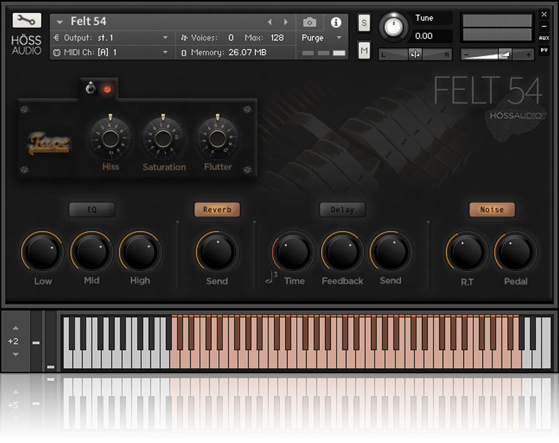 HOSS Audio FELT 54 Kontakt Library