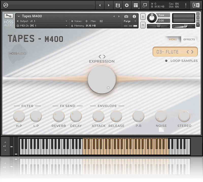 HOSS Audio Tapes M400 Kontakt Library