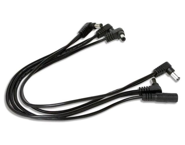 Hotone 5-Plug Angled Head Dc Power Cable For Guitar Pedals