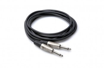 Hosa HPP-005 Pro Unbalanced Interconnect, REAN 1/4 in TS to Same, 5 ft