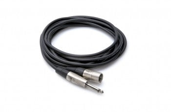 Hosa HPX-005 Pro Unbalanced Interconnect, REAN 1/4 in TS to XLR3M, 5 ft