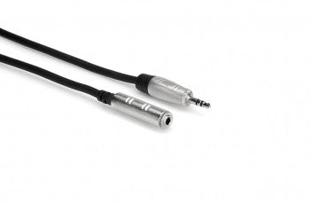 Hosa HXMM-005 Pro Headphone Extension Cable, REAN 3.5 mm TRS to 3.5 mm TRS, 5 ft