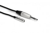 Hosa HXMS-005 Pro Headphone Adaptor Cable, REAN 3.5 mm TRS to 1/4 in TRS, 5 ft