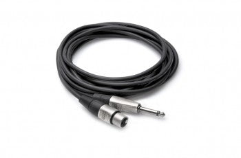 Hosa HXP-003 Pro Unbalanced Interconnect, REAN XLR3F to 1/4 in TS, 3 ft