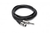 Hosa HXP-003 Pro Unbalanced Interconnect, REAN XLR3F to 1/4 in TS, 3 ft