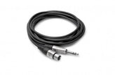 Hosa HXS-015 Pro Balanced Interconnect, REAN XLR3F to 1/4 in TRS, 15 ft