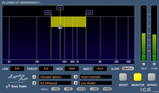 Sonic Studio Legendary Audio I.C.E.
