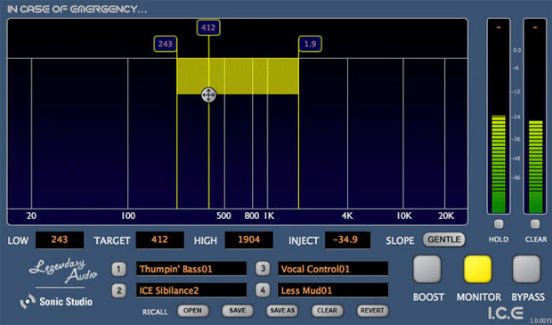Sonic Studio Legendary Audio I.C.E.