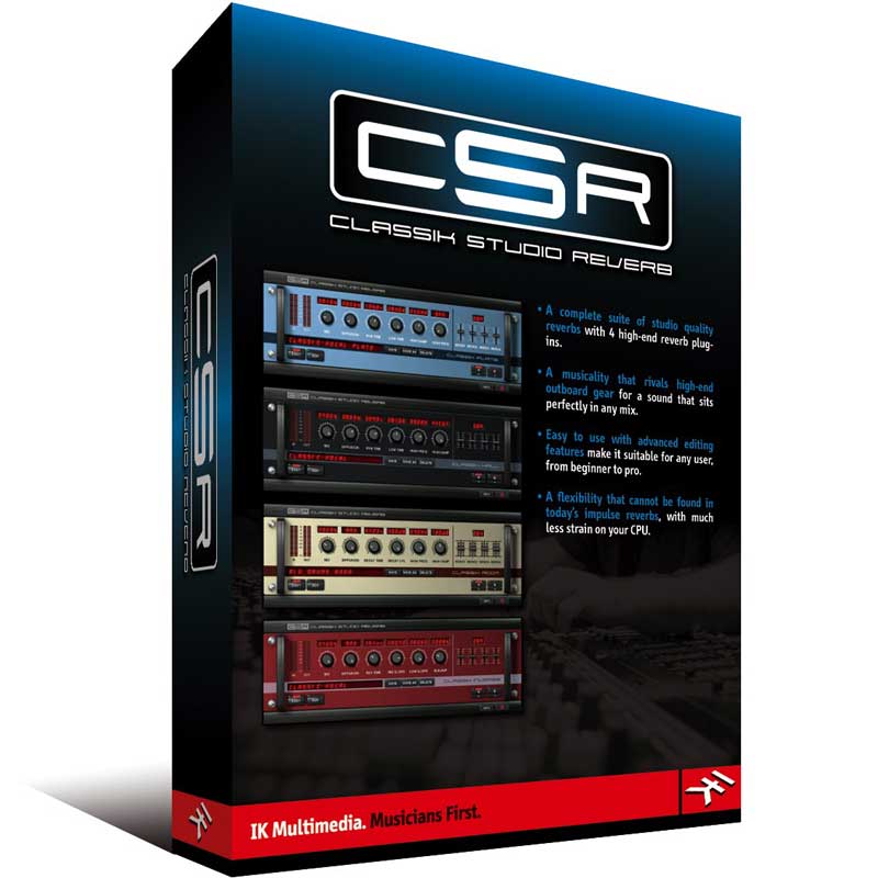IK Multimedia CSR Classik Studio Reverb - Download License