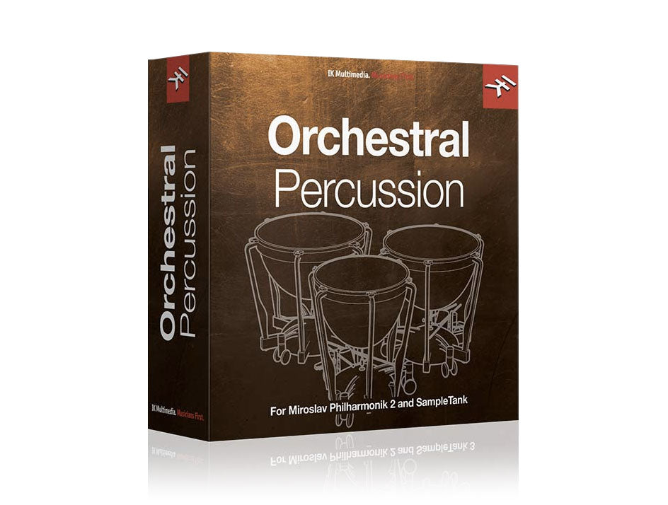IK Multimedia Orchestral Percussion for Miroslav Philharmonik 2 and SampleTank 3