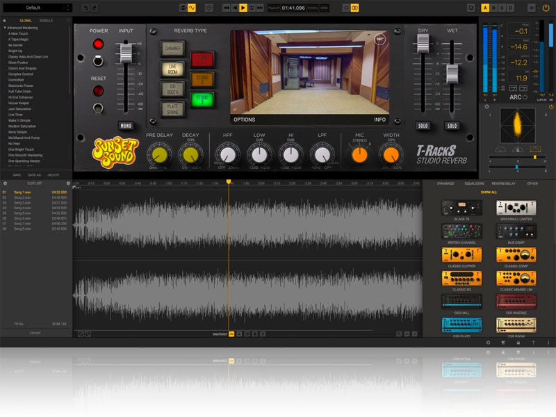 IK Multimedia T-RackS Sunset Sound Studio Reverb