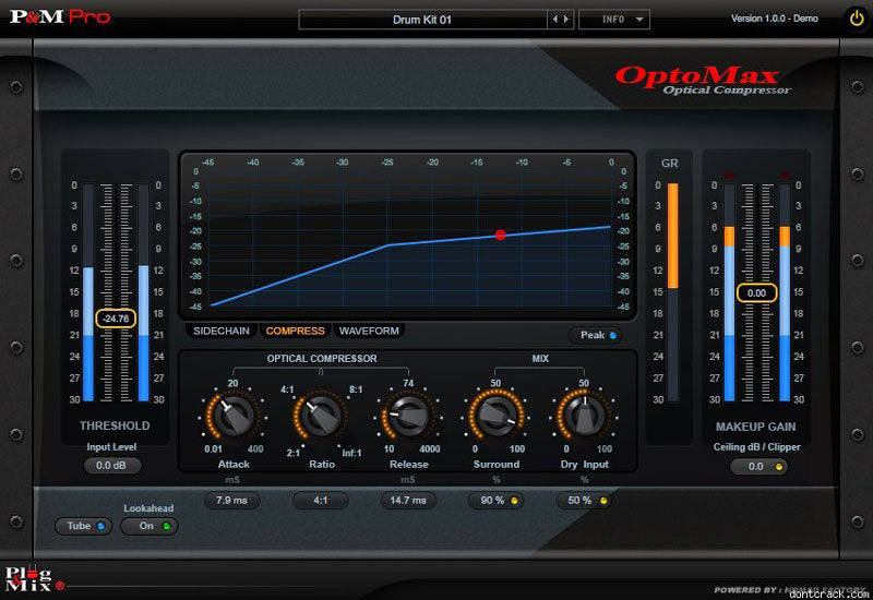 Plug & Mix OptoMax Ultimate Precision Opto Compressor