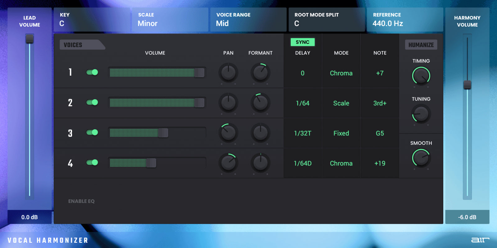 Air Music Tech Air Vocal Harmonizer