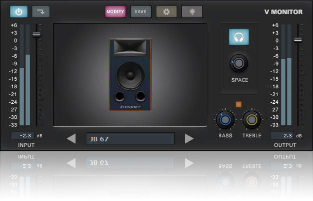 Internet Co. Audio V Monitor Headphone Speaker Simulator
