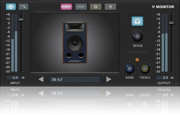 Internet Co. Audio V Monitor Headphone Speaker Simulator