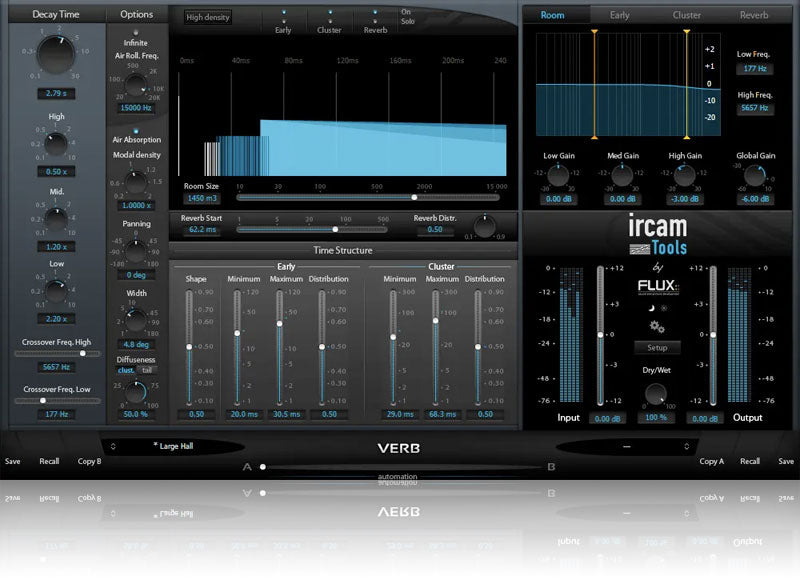 Ircam Tools Verb v3 Reverb Plugin