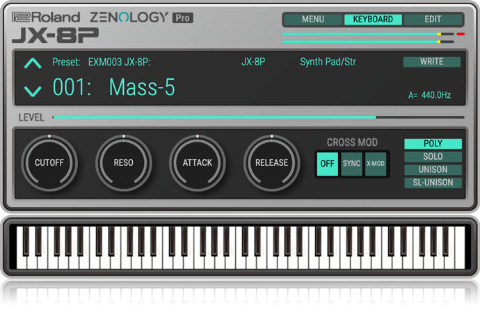 Roland JX-8P Model Expansion for ZENOLOGY Lifetime Key
