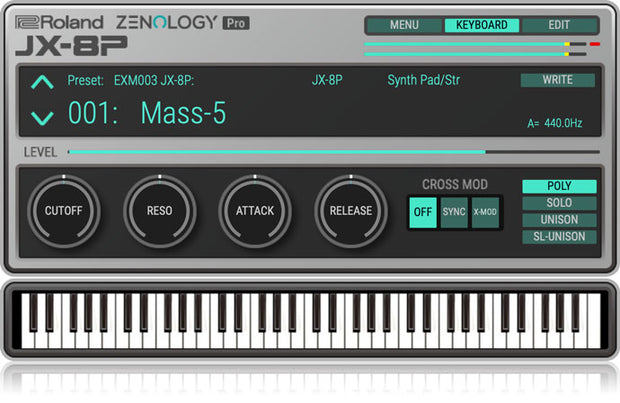Roland JX-8P Model Expansion for ZENOLOGY Lifetime Key