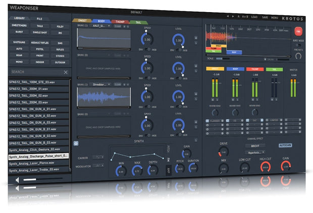 Krotos Weaponiser Basic Weapon Sound Design Plugin