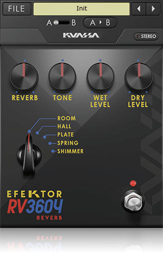 Kuassa Efektor RV3604 Reverb Plugin