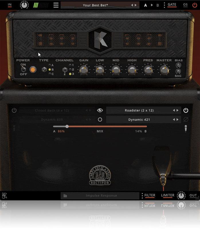 Kuassa Amplifikation Rectifor Mesa-Boogie Rectifier Amplifier Plugin
