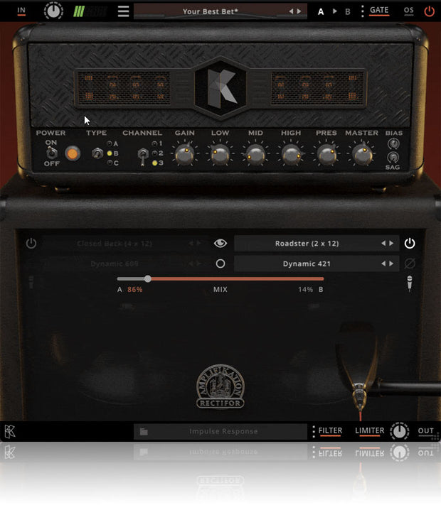 Kuassa Amplifikation Rectifor Mesa-Boogie Rectifier Amplifier Plugin