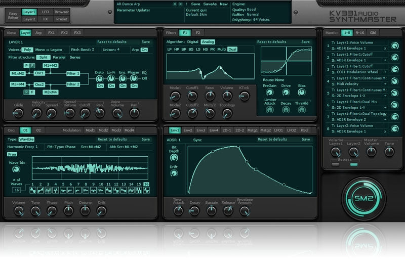 KV331 SynthMaster Synthesizer Plugin Educational
