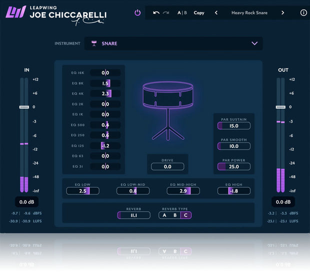 Leapwing Audio Joe Chiccarelli Signature Plugin