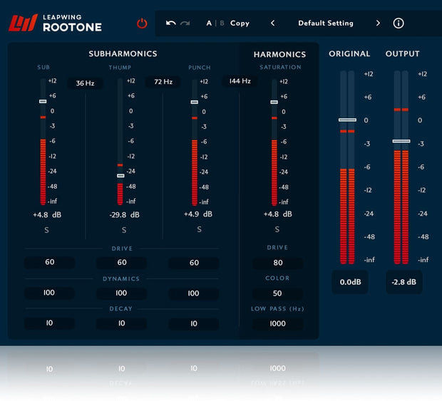 Leapwing Audio RootOne Multi-band Subharmonics Generator/Shaper