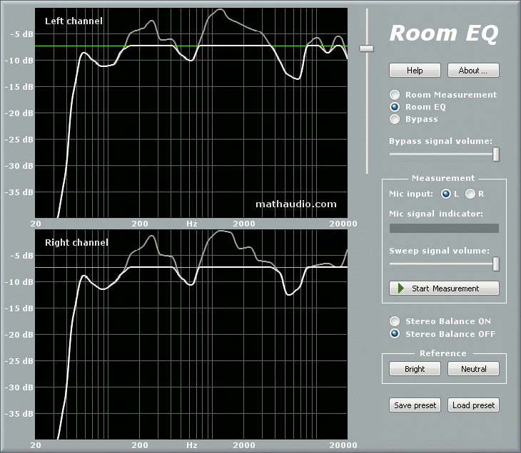 MathAudio Room EQ VST Room Tuning Software