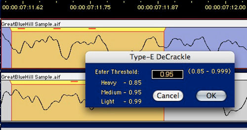 Sonic Studio Manual DeClick II Option for soundBlade