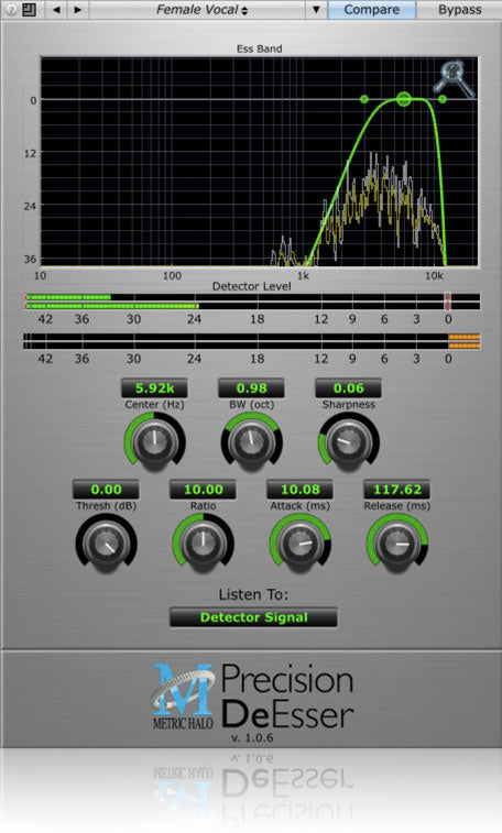 Metric Halo Precision DeEsser v4