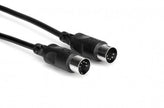 Hosa MID-320BK MIDI Cable, 5-pin DIN to Same, 20 ft