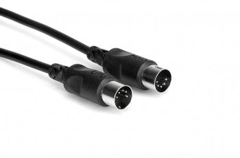Hosa MID-310BK MIDI Cable, 5-pin DIN to Same, 10 ft