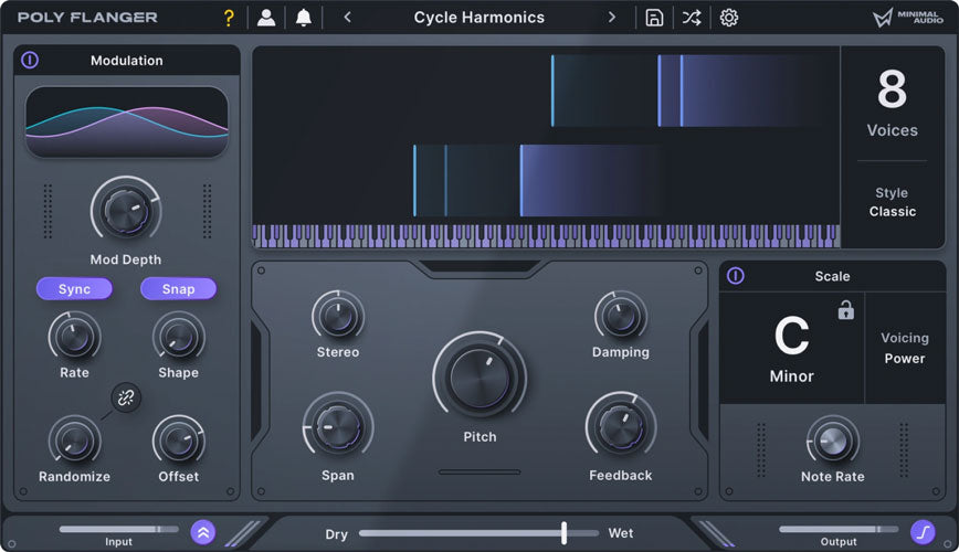 Minimal Audio Poly Flanger
