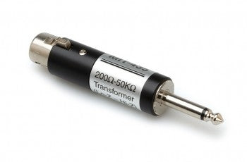 Hosa MIT-435 Impedance Transformer, XLR3F to 1/4 in TS