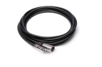 Hosa MMX-125 Camcorder Microphone Cable 3.5 mm TRS to Neutrik XLR3M, 25 ft