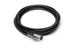 Hosa MMX-115 Camcorder Microphone Cable 3.5 mm TRS to Neutrik XLR3M, 15 ft