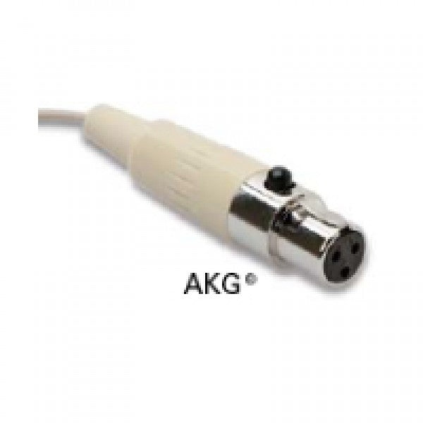 Hosa CABLE-BG-2AK Mogan Cable, Beige, AKG, 2.0 mm OD