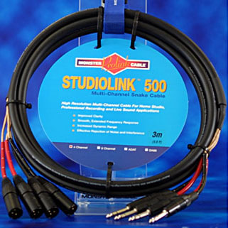 Monster SL500-S4-ST-2 4-Channel Snake Cable