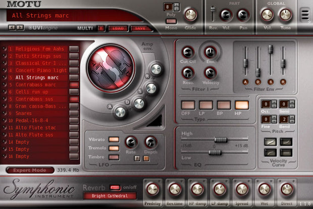 MOTU Symphonic Instrument