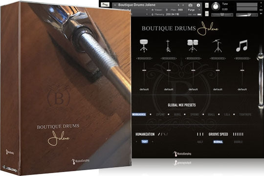 Musical Sampling Boutique Drums Jolene Kontakt Library