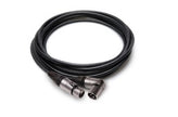 Hosa MXX-001.5SR Camcorder Microphone Cable, Neutrik XLR3F to Right-angle XLR3M, 1.5 ft