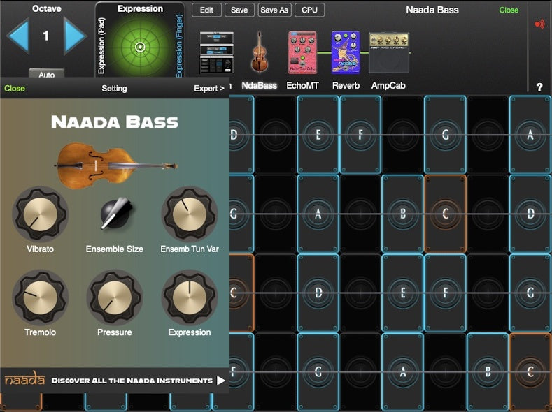 moForte GeoShred Naada Bass for Mac