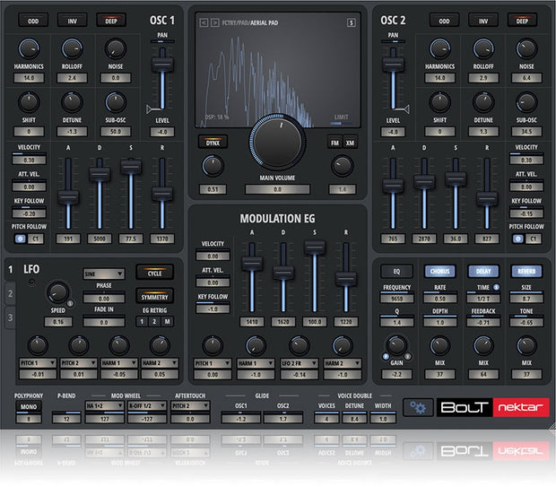 Nektar Bolt Harmonics Synthesizer Plugin
